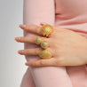 Bague Ajustable en Acier Inoxydable – Design à Deux Balles "Célesta" Mara Bijoux