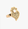 Bague Cœur de Viana – Acier Inoxydable Doré "Lolita" Mara Bijoux