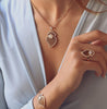 Bague Cœur de Viana Strass – Acier Inoxydable Doré | Écrin Offert "Nala" Mara Bijoux