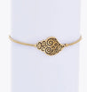Bracelet Cœur de Viana Doré – Acier Inoxydable – Symbole du Folklore Portugais – Réglable par Boule Coulissante + Écrin Offert "Coeur Viana" - Mara Bijoux