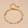 Bracelet Multicolore en Acier Inoxydable Doré – Réglable avec Rallonge + Écrin Offert "Naira" - Mara Bijoux
