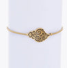 Bracelet Cœur de Viana en Acier Inoxydable Doré – Symbole Traditionnel du Folklore Portugais avec Rallonge et Écrin Offert "Viana Do Castelo" Mara Bijoux