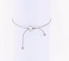 Bracelet "Mãe" Nacré en Acier Inoxydable Argenté – Réglage Coulissant + Écrin Offert "Mãe Rond Nacré" - Mara Bijoux
