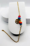 Chaîne de Cheville Dorée – Perles Nacrées & Arbre de Vie | Acier Inoxydable "Kiana" Mara Bijoux