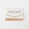 Chaîne de Cheville Dorée – Chaîne Simple en Acier Inoxydable à Personnaliser (24 + 5 cm) "Chaine de cheville 2" - Mara Bijoux
