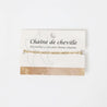 Chaîne de Cheville Dorée Personnalisable – Acier Inoxydable Chaîne Striée (24 + 5 cm) "Chaine de cheville 1" - Mara Bijoux
