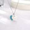 Collier Cœur Turquoise – Forever Love | Acier 316 "DONNA" Mara Bijoux