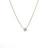 Collier Doré avec Zircon Blanc – Acier Inoxydable + Écrin "Juliette" Mara Bijoux