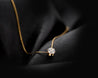 Collier Doré avec Zircon Blanc – Acier Inoxydable + Écrin "Juliette" Mara Bijoux
