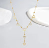 Collier Doré avec Cœurs et Perles Pendantes – Chaîne Fine Décolletée – Écrin Cadeau Offert "Shiny" - Mara Bijoux
