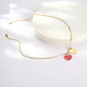 Collier Cœur Rouge – Style Tiffany Doré "Selen" Mara Bijoux