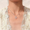 Collier Soleil & Étoile – Argent 925 " Fluvia Argenté" Mara Bijoux