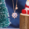 Collier Soleil & Étoile – Argent 925 "Fluvia Or Rose" Mara Bijoux