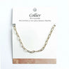 Collier Chaîne Simple Doré – Acier Inoxydable Personnalisable (40 + 5 cm) "Charms 2" - Mara Bijoux