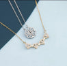 Collier Trèfle Magique Doré – Se transforme en Cœurs – Acier Inoxydable & Écrin Offert "Zena" Mara Bijoux