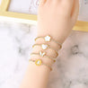 Bracelet Cœur Nacré – Douceur & Lumière "Tentation" - Mara Bijoux