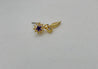 Piercing Nez Étoile & Plume – Strass Violet + Écrin Offert "Joya" Mara Bijoux