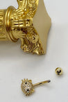 Piercing Nombril Hello Kitty Doré – Strass & Acier Inoxydable "Hello Kitty" Mara Bijoux